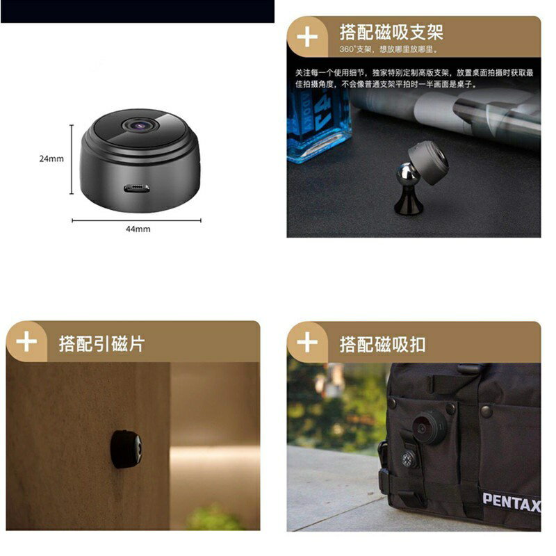 攝影機 攝影機 攝影機偽裝 密錄器 監視器wifi 隱藏 微型攝影機 小型遠端錄影 迷你監視器 無線 監控｜店長精選 4