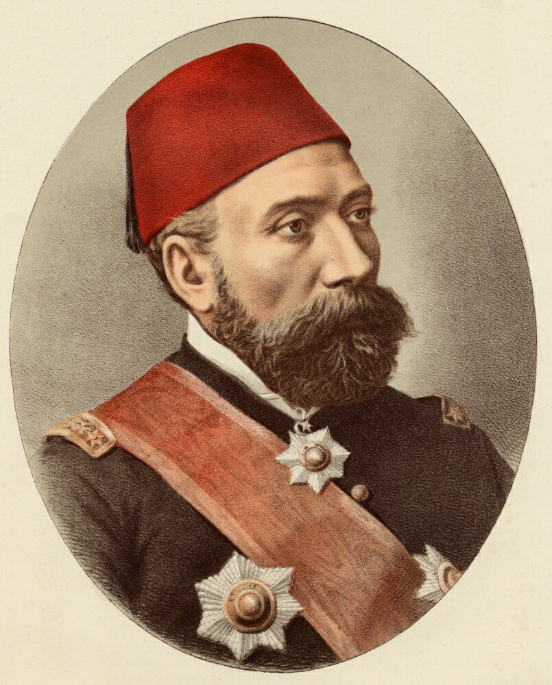 Posterazzi: Osman Nuri Pasha Or Pasa1832-1900 Also Known As Ghazi Osman ...