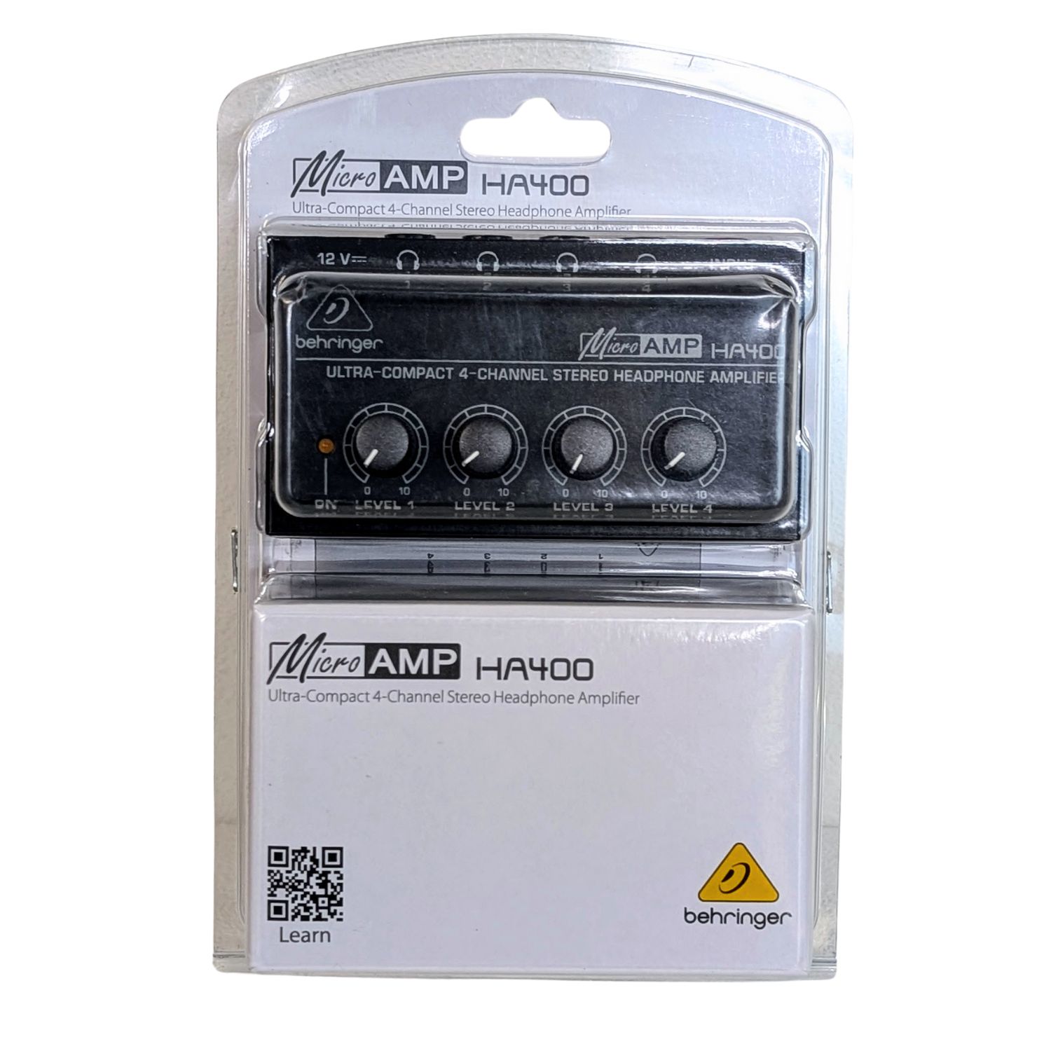 [4美國直購] Behringer MICROAMP HA400 一對四耳機分配器 四軌輸出 立體聲 放大器 1年保固 TT1