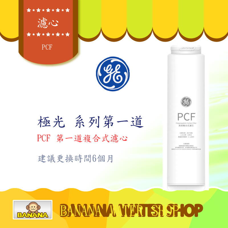 GE 奇異淨水 高效複合式PCF濾芯(極光5200、5800適用)