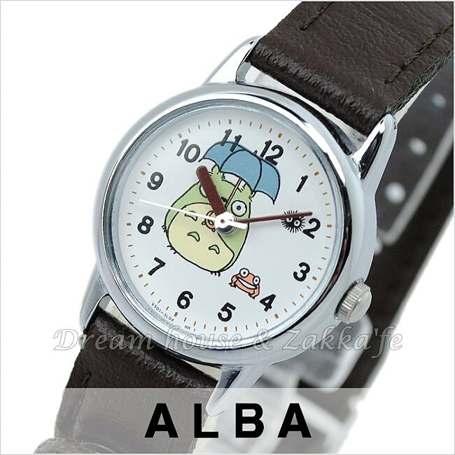 日本進口 宮崎駿 龍貓 ALBA精工 雅柏錶 銀色圓款 手錶/手表 ACBS693 《 日本機芯 》★ 夢想家精品家飾 ★