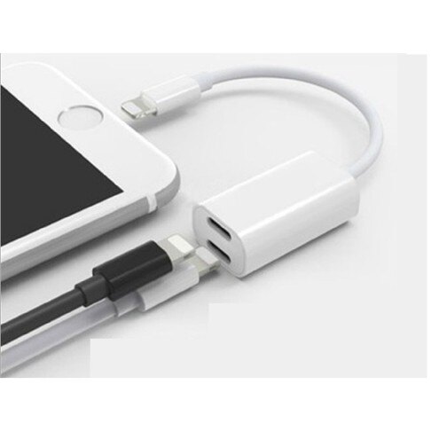 Apple轉接器 轉接線 lightning轉接可同時充電 聽歌通話三合一音頻轉接器