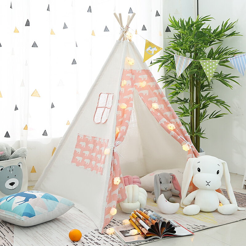 兒童帳篷遊戲屋寶貝兒童帳篷室內游戲屋家用寶寶女孩公主城堡小房子玩具屋