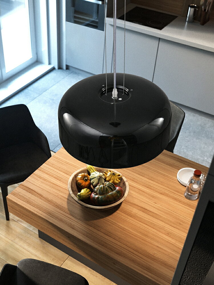 北歐餐廳吊燈簡約現代單頭陽光房辦公室圓桌燈餐桌茶室吊燈