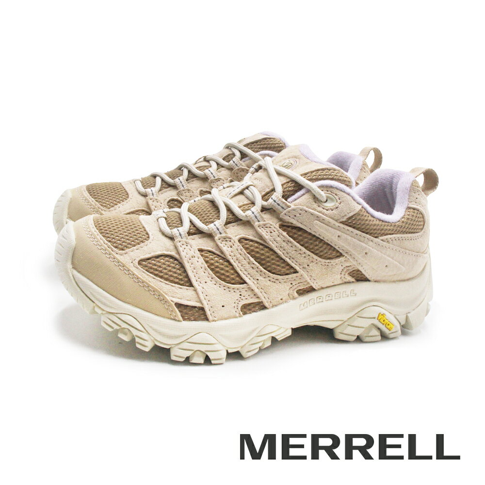MERRELL(女)MOAB 3 READY ZIP拉鍊款麂皮登山健行鞋 女鞋-榛果棕色