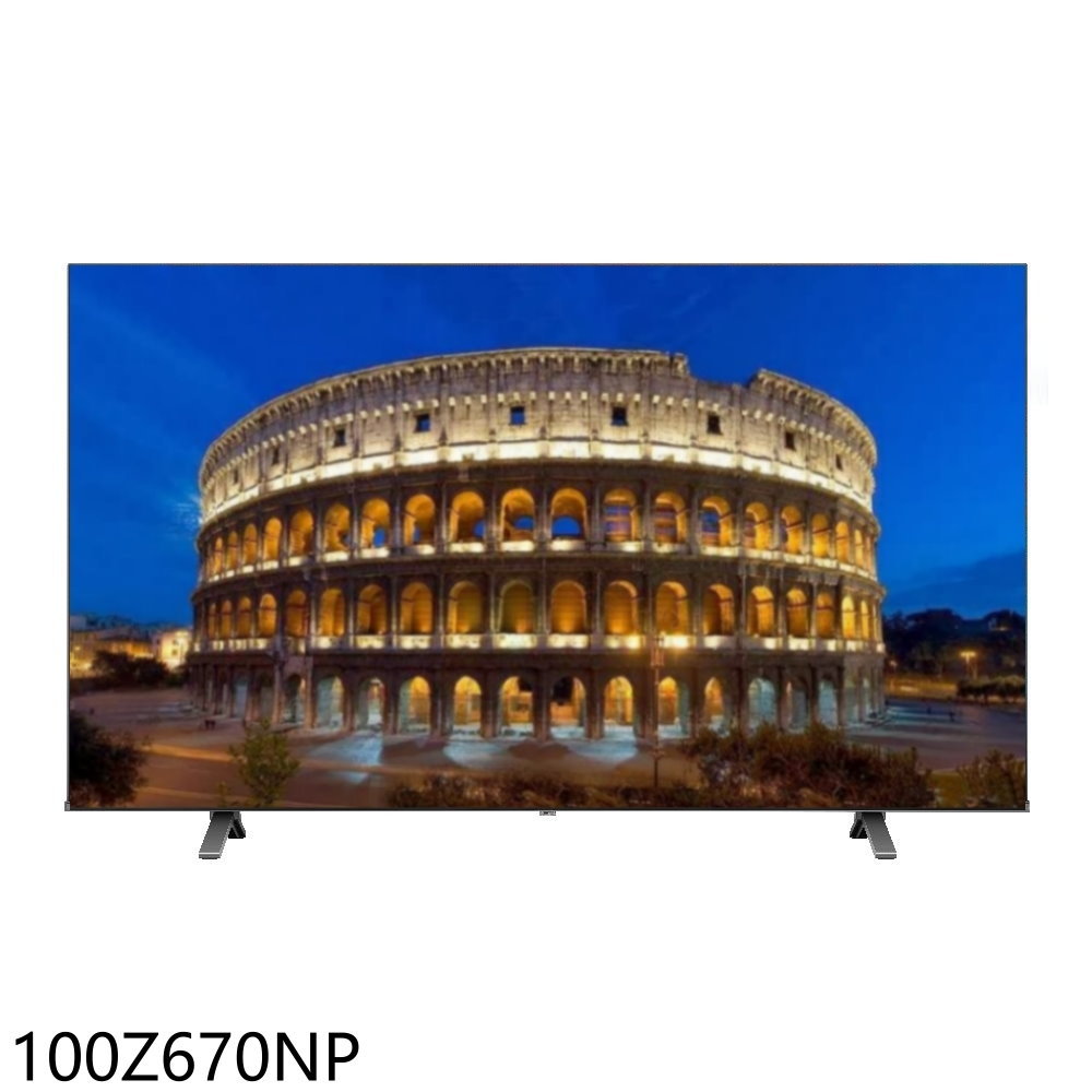 APP下單4%點數★TOSHIBA東芝【100Z670NP】100吋4K QLED連網顯示器(含標準安裝)(商品卡50600元)