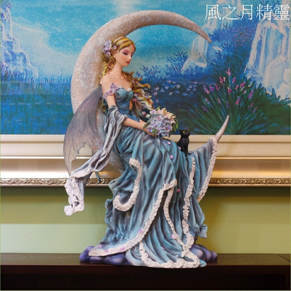 風之月精靈 ＊雕塑 雕像 擺飾＊祭壇 聖壇 居家裝飾 拍攝道具 uD83D uDD2F聖哲曼 uD83D uDD2F