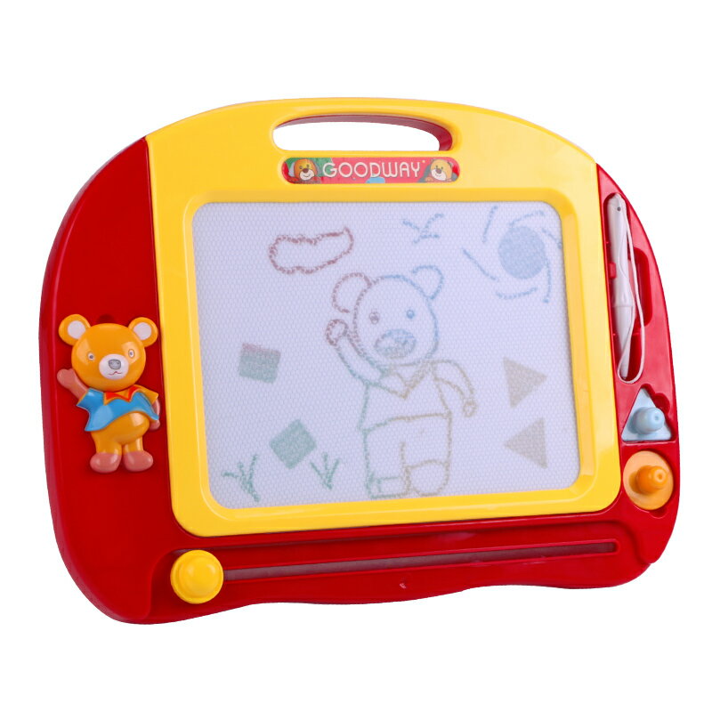 谷雨兒童畫板磁性磁力寫字板寶寶玩具1歲幼兒彩色涂鴉擦