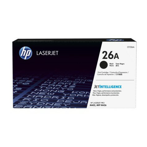 【點數最高3000回饋】 HP 26A 黑色原廠LaserJet 碳粉匣(CF226A) For M402/M426