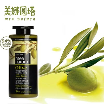 【希臘進口】MaeNatura94%有機橄欖光澤潤髮素300ml [49019]