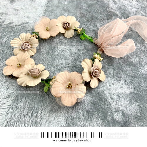新娘髮飾 | 韓式森林公主花環髮圈-單入[55417] [領券最高折$300]✦2024新年特惠