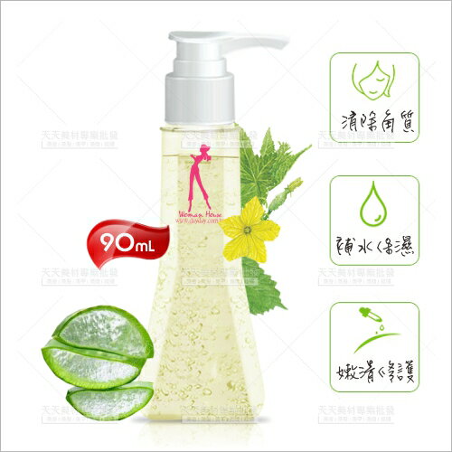 WomanHouse蘆薈絲瓜臉部去角質凝膠-90mL(台灣製造)[51044]