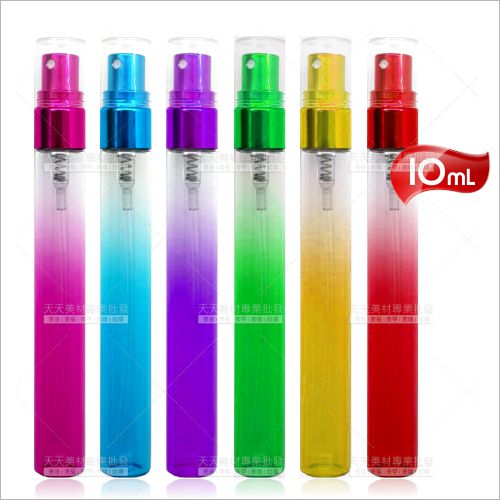吉芳E145彩色玻璃噴瓶-單入(不挑色)-10cc[25460]液體香水分裝空瓶