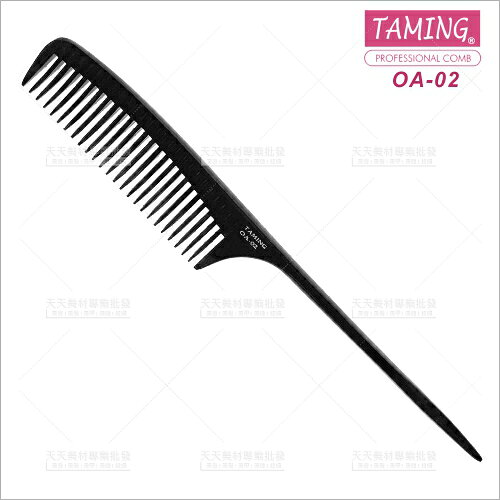 台灣TAMING | 電木大尖尾梳(OA-02)單支(美髮梳子)[40348]