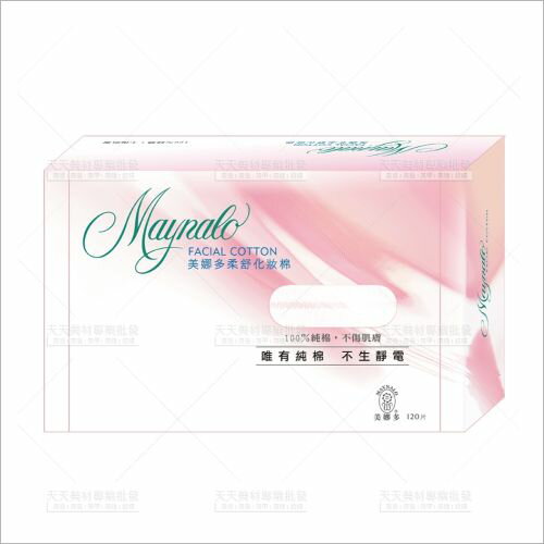 美娜多柔舒化妝棉-單盒(120片)[10264] 卸妝棉