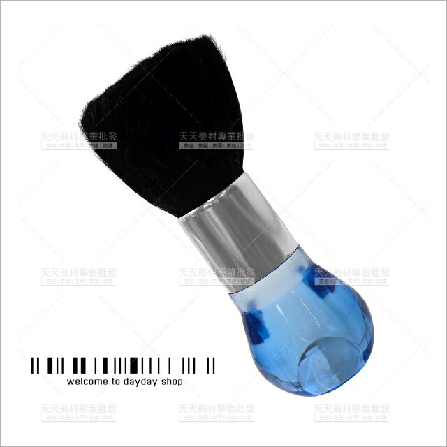 壓克力圓底長毛頸刷(不挑色)-單支[69142]剪髮掃毛 碎髮刷 頸部清潔刷