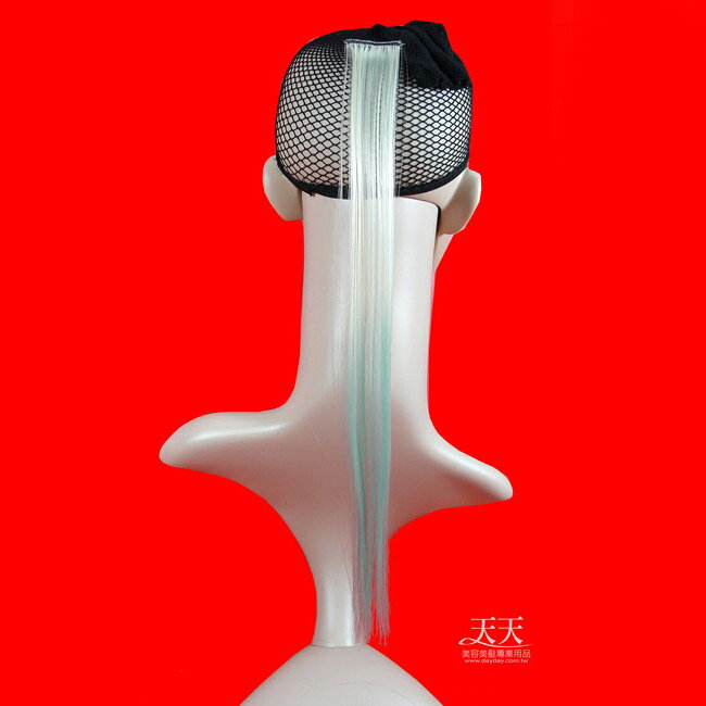 嘉奈兒 挑雙染髮束單釦-亞麻+淡綠色 [29988] *新娘秘書/造型假髮* ::WOMAN HOUSE::