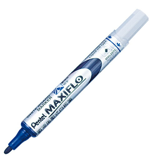 Pentel MWL5S-C 藍色 直液後壓式白板筆