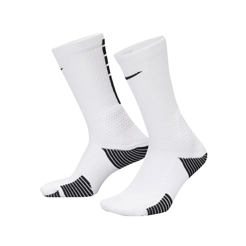 NIKE Elite 2.0 男女緩震中筒襪(1雙入)(Dri-FIT 襪子 慢跑「HM0285-100」≡排汗專家≡