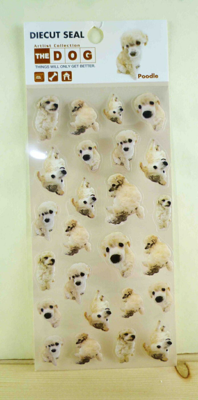 【震撼精品百貨】新大頭狗 The Dog 長形貼紙-貴賓 震撼日式精品百貨