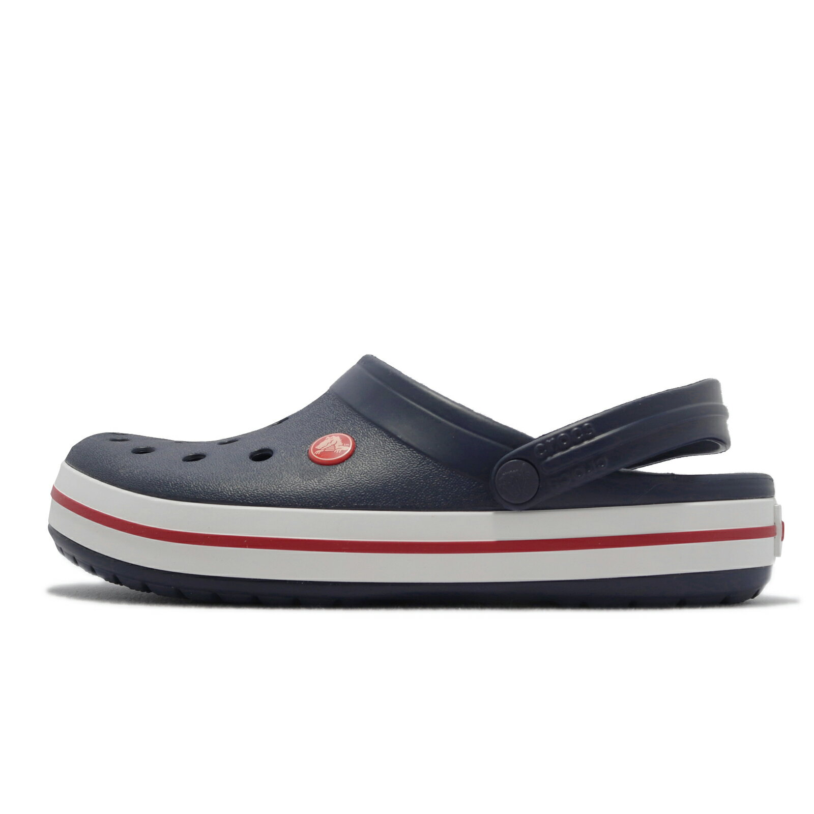 Crocs 洞洞鞋 涼拖鞋 Crocband 男鞋 女鞋 深藍 紅 白 卡駱班 洞洞鞋 布希鞋 情侶鞋