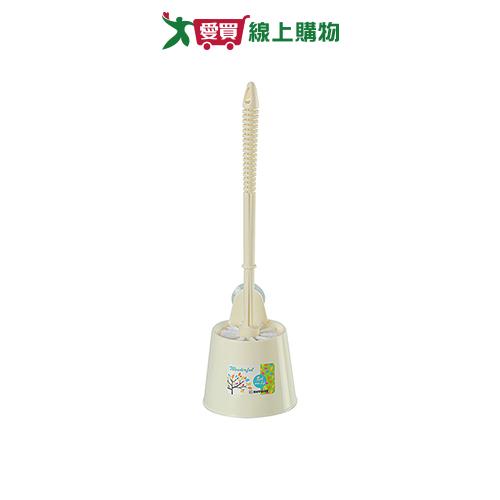 KEYWAY 維也納貼壁馬桶刷組 清潔 馬桶刷組 吸盤 可緊貼牆【愛買】