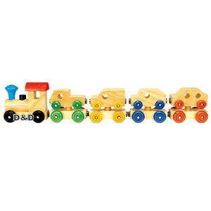 《WORLD ZEBRA》玩具車 5節彩色火車 東喬精品百貨