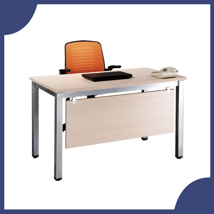 『商款熱銷款』【辦公家具】TSA-120 白橡木 烤銀方形4E 辦公桌 辦公桌 書桌 桌子