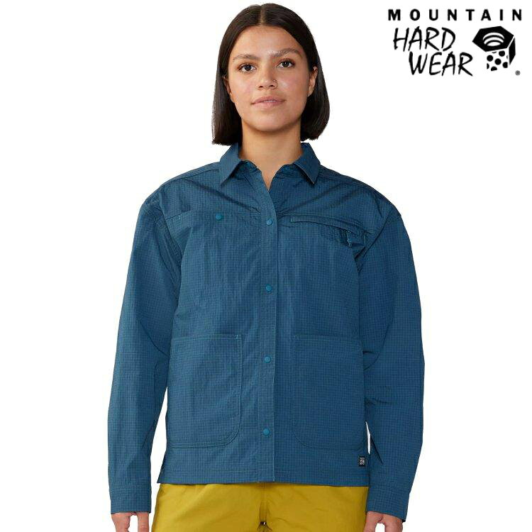 特價優惠 Mountain Hardwear Stryder Long Sleeve Shirt 女款 防曬防潑水長袖襯衫 2027911 418 深裡海藍