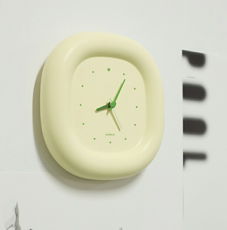 泡泡鐘掛鐘客廳家用裝飾掛錶時尚桌面創意可立式時鐘簡約靜音【奇趣生活】