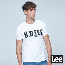 Lee HD LEE短袖圓領TEE-白色