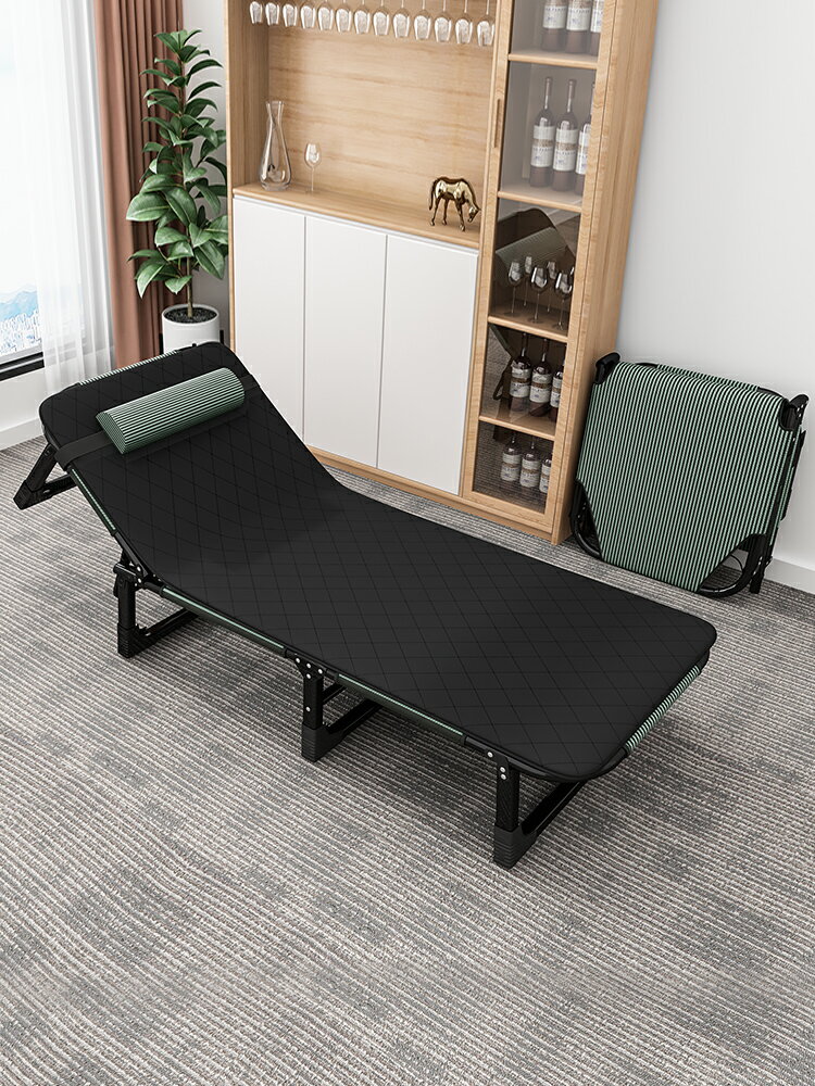 折疊床成人辦公室午休神器簡易家用多功能單人躺椅戶外便攜行軍床