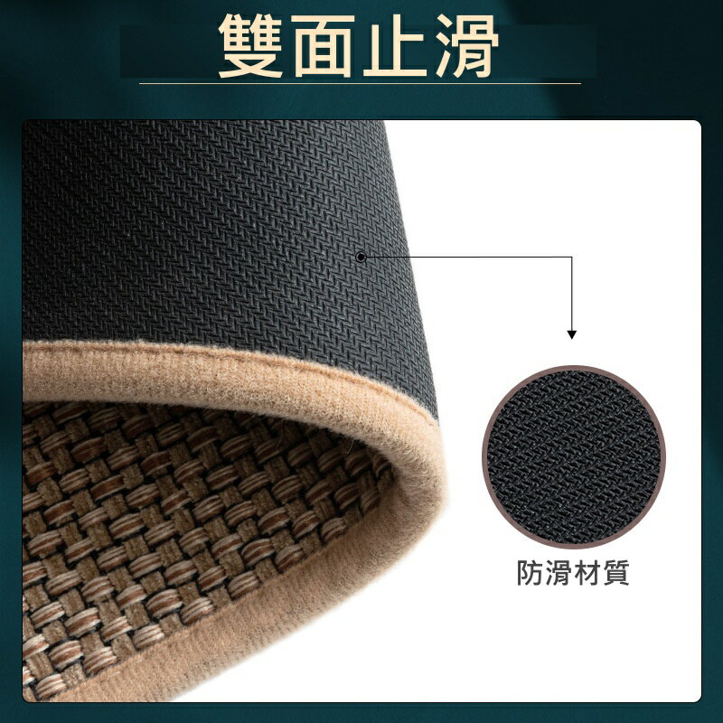 【花屋】台灣現貨 24H出貨 地毯地墊 可擦洗防油污廚房地墊 玄關 麂皮絨環保皮革防水防滑廚房墊 5