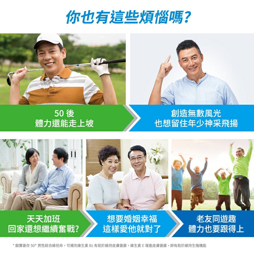 ＵＴＯ｜銀寶善存50+男性綜合維他命 台灣公司貨/開立發票 2