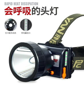 LED頭燈強光充電頭戴式手電筒
