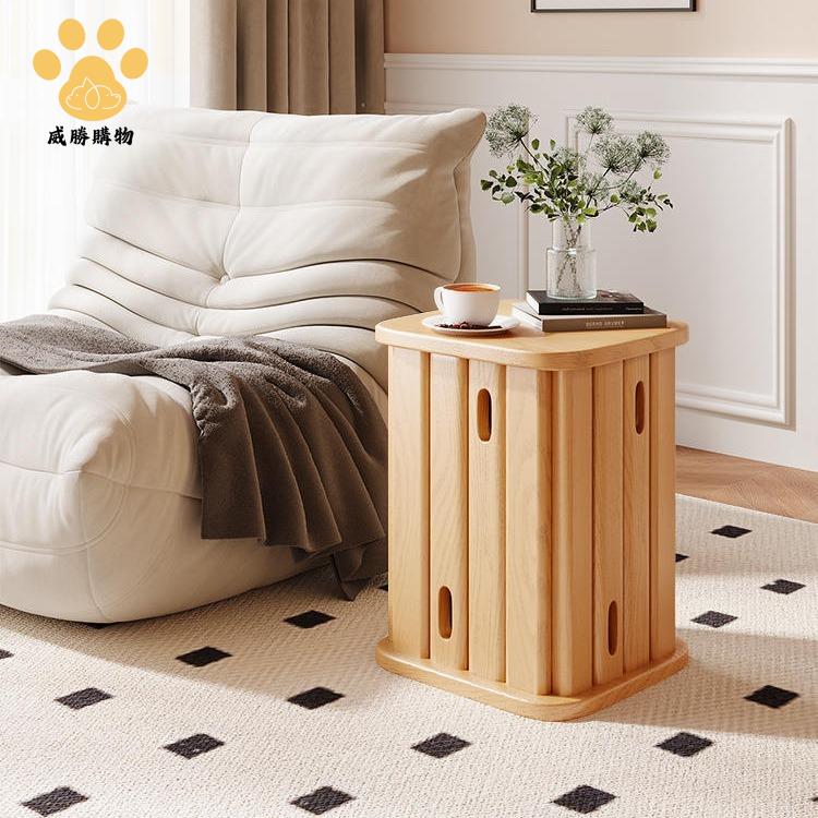 創意實木方凳疊疊樂設計款小凳子 高顏值桌凳一體矮凳多功能凳子 822