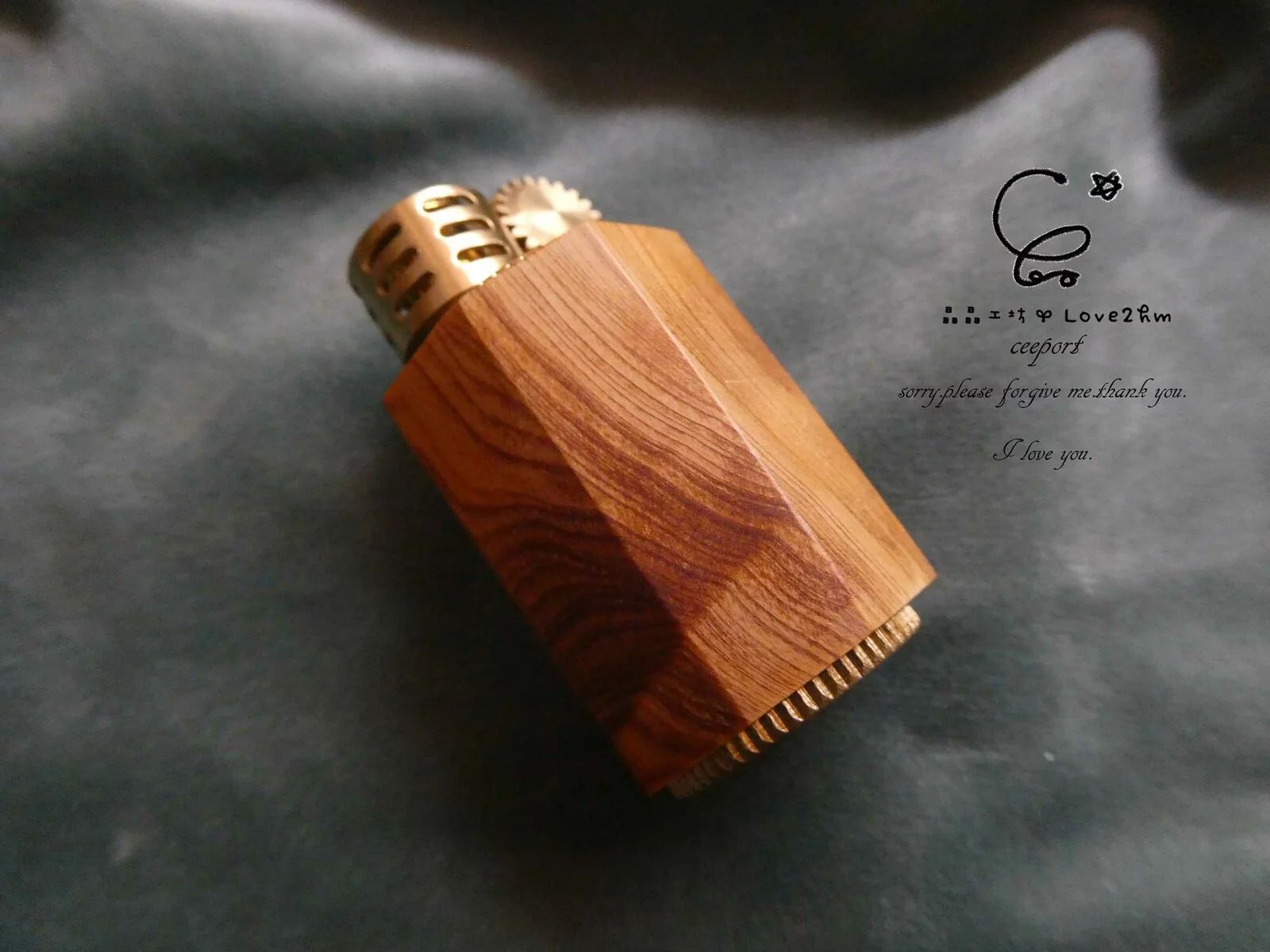 崖柏 打火機 崖柏 木質飾品 晶晶工坊-love2hm 27252 1