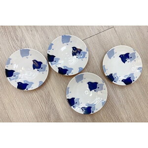 日本製 JAPAN / 兵千鳥 ❇️4吋皿❇️ 輕量瓷器 尺寸:皿13.7*2.4公分 材質：陶瓷 產地：日本製🇯🇵