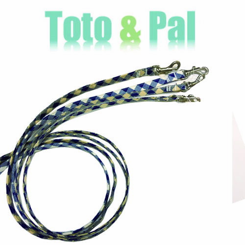 Toto&Pal 格紋牽繩10-15mm(絕版)