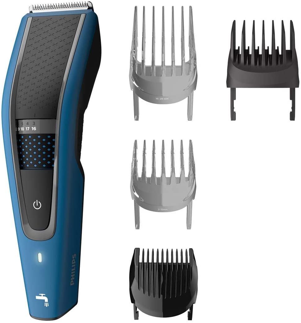 【日本代購】Philips 飛利浦5000系列電動理髮器充電/交流式理髮器27檔調節(3-28毫米) 可整體清洗・HC5612/17