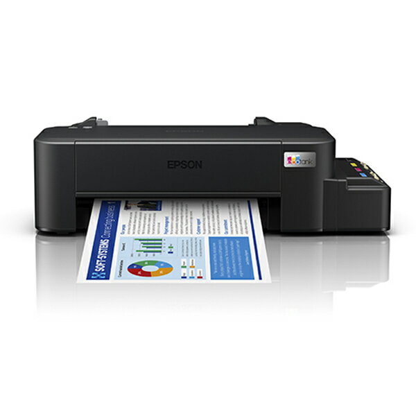 【CUBE卡最高10%回饋】EPSON L121 單功能連續供墨印表機｜精省列印好夥伴 (單功能：列印) 噴墨印表機