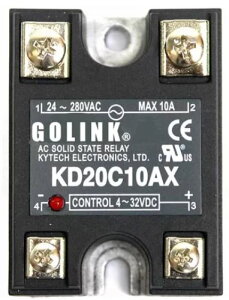 KD20C10AX 24~280VAC 10A KYOTTO固態繼電器 (含稅)【佑齊企業 iCmore】