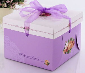 [零售量]方型蛋糕盒.幸福玫瑰 10 號 / 50個