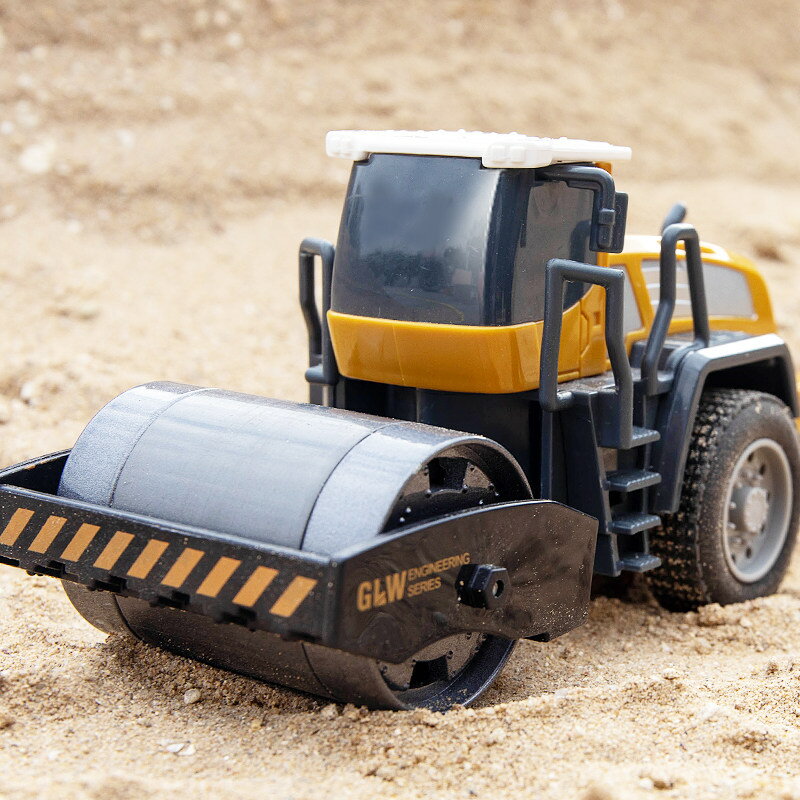 兒童合金壓路機玩具車超大號壓路車壓土軋路軋道機工程車模型男孩