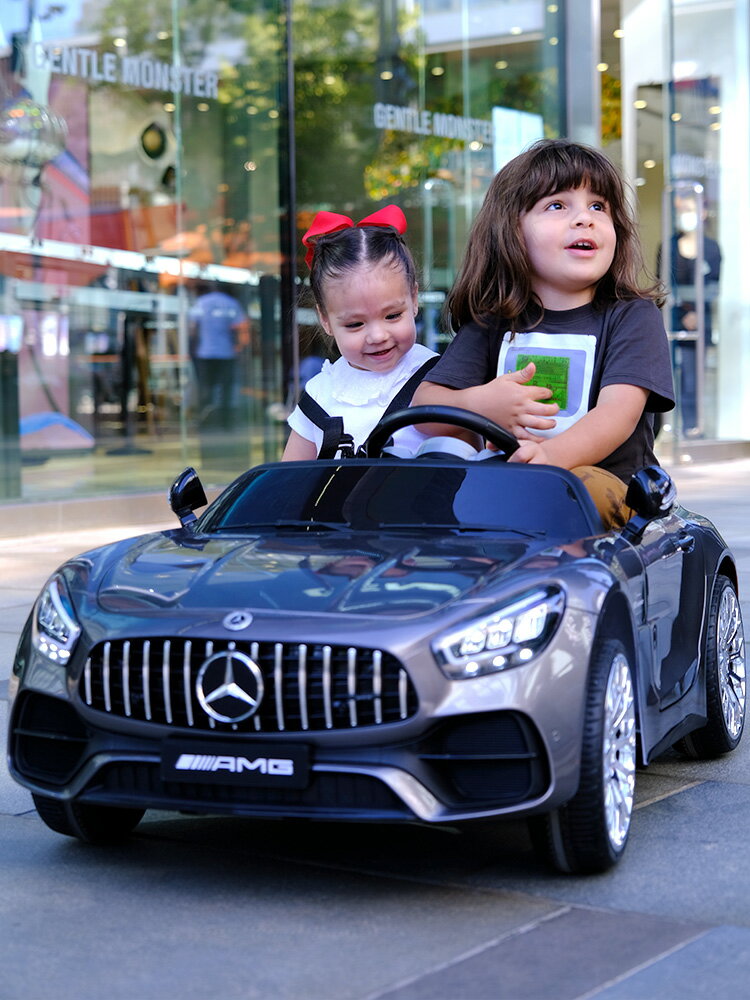 雙人兒童電動車四輪帶遙控汽車男女寶寶玩具車可坐人小孩充電童車