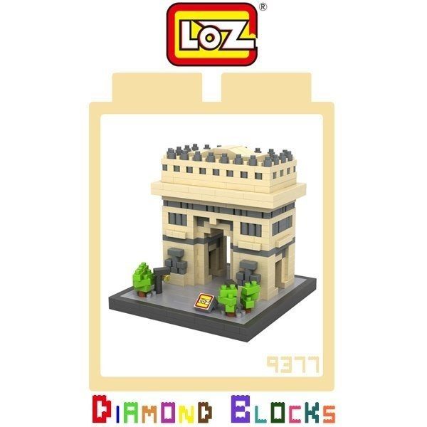 【東洋商行】LOZ 迷你鑽石小積木 凱旋門 樂高式 益智玩具 組合玩具 原廠正版 世界建築系列