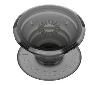 強強滾嚴選~【PopSockets 泡泡騷二代 PopGrip】美國 No.1 時尚手機支架半透煙黑