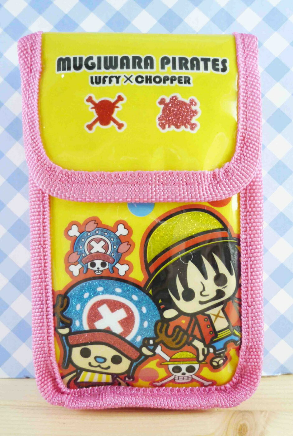 【震撼精品百貨】One Piece 海賊王 海賊王防水置物袋-魯夫&喬巴(黃) 震撼日式精品百貨