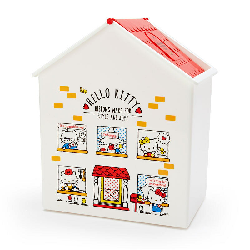 【震撼精品百貨】Hello Kitty 凱蒂貓 HELLO KITTY屋型收納箱#85114 震撼日式精品百貨