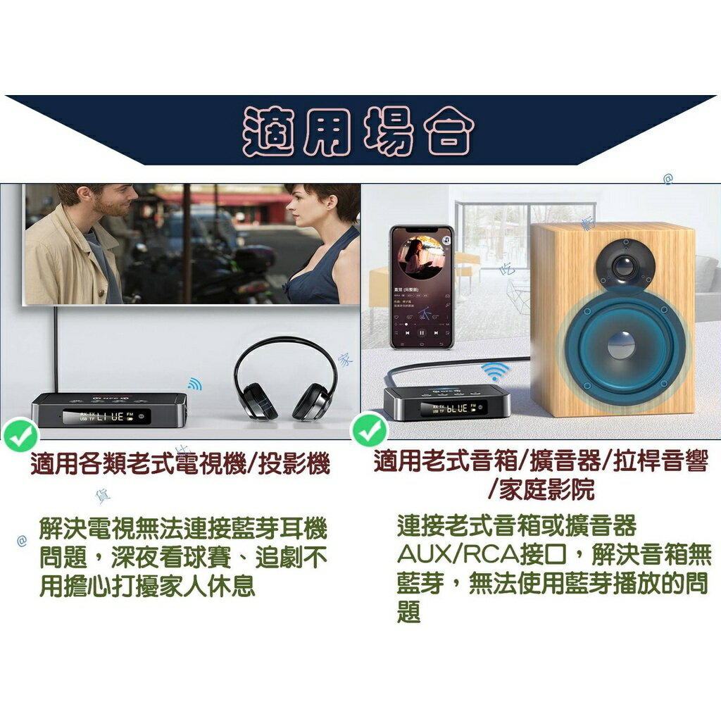 @貨比三家不吃虧@NFC數顯藍芽接受器 藍芽音頻接收器 AUX接口3.5轉接老式 車載接收器轉接器 升級藍芽 音頻發射器 1